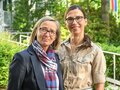 Andrea Nagel (links) und Ines Zeitner aus der Gleichstellung