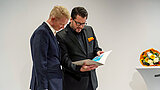 Dr. Christoph Riederer (links) und Präsident Martin Bornträger Dr. Christoph Riederer (links) und Präsident Martin Bornträger