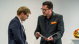 Prof. Dr. Christoph Buchert (links) und Präsident Martin Bornträger Prof. Dr. Christoph Buchert (links) und Präsident Martin Bornträger