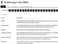 ILIAS Das Bild zeigt die Funktion des Glossars auf der Lernplattform ILIAS.